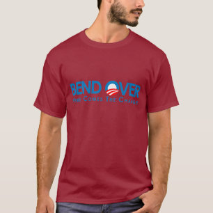 Anti-Obama - krökning över för ändring Tee