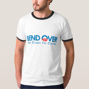Anti-Obama - krökning över för ändring Tröja