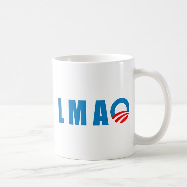 Anti-Obama - LMAO Kaffemugg (Höger)