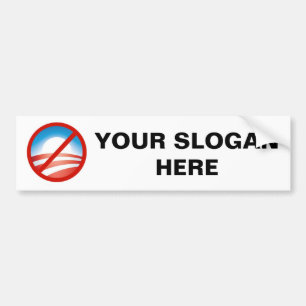 Anti-Obama logotyp Bildekal
