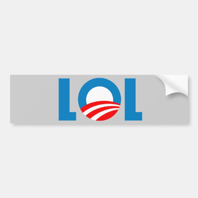 Anti-Obama - LOL Bildekal (Framsidan)
