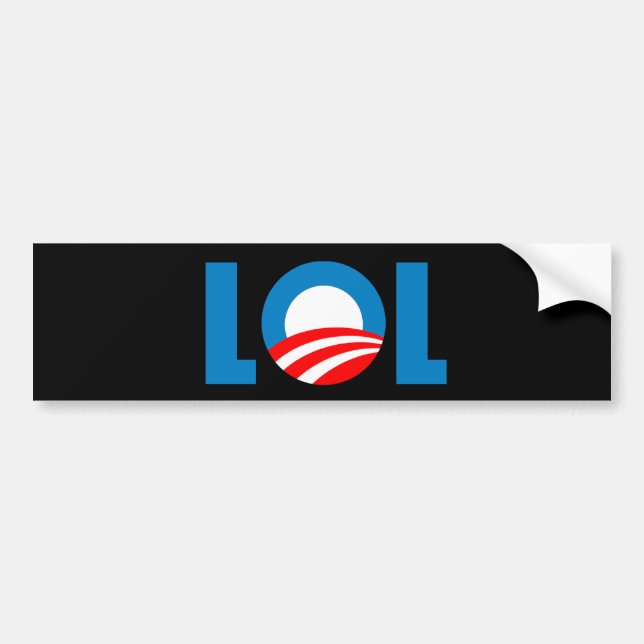 Anti-Obama - LOL Bildekal (Framsidan)
