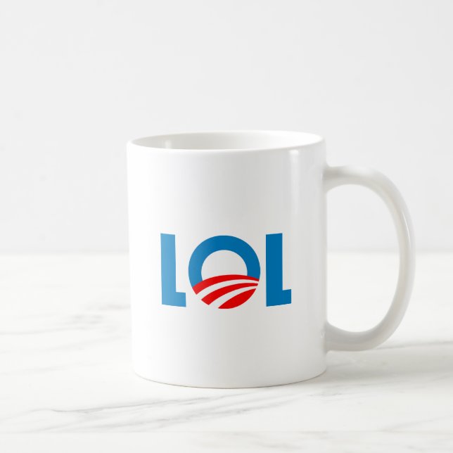Anti-Obama - LOL Kaffemugg (Höger)