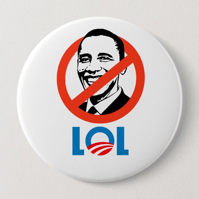 Anti-Obama-LOL Knapp (Framsida)