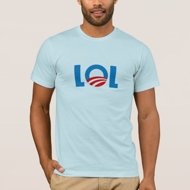 Anti-Obama - LOL T-shirt (Framsida)
