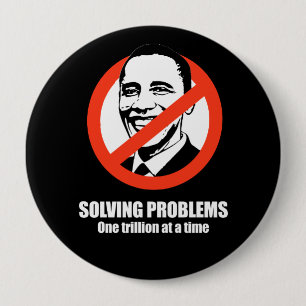 Anti-Obama - lösning av problem, en triljon på e Knapp