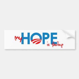 Anti-Obama - Mitt HOPP håller på att falna Bildekal