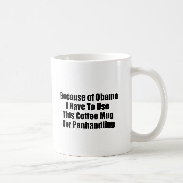 anti-obama-mugg kaffemugg (Höger)