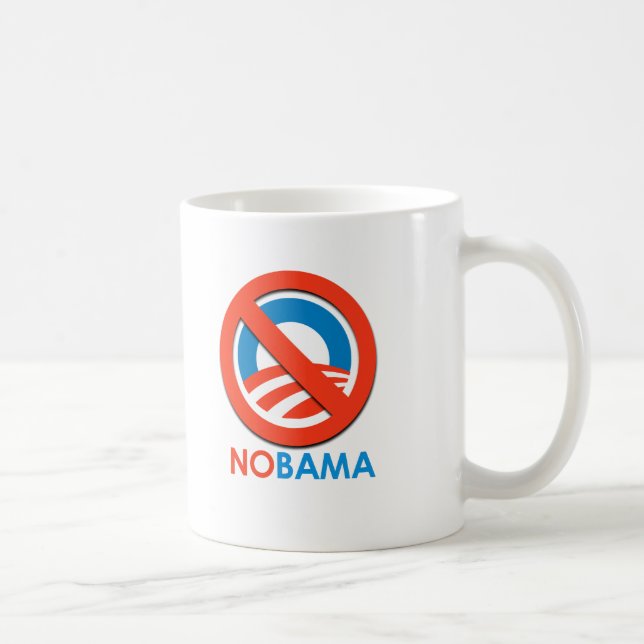 ANTI-OBAMA - NOBAMA KAFFEMUGG (Höger)