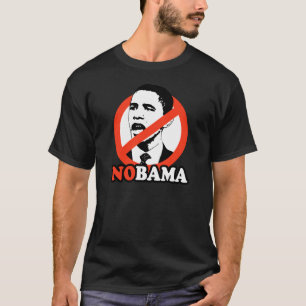 ANTI--OBAMA/NOBAMA-T-TRÖJA TEE