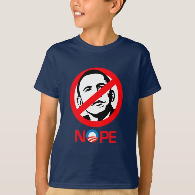 Anti-Obama - Nope Tee (Framsida)