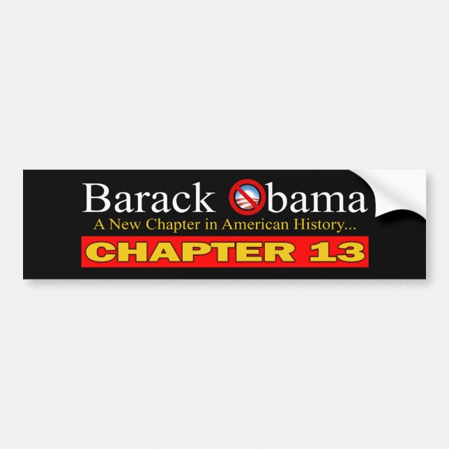 Anti-Obama - ny kapitel… konkurs Bildekal (Framsidan)
