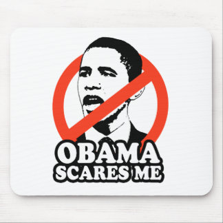 ANTI-OBAMA/OBAMA SKRÄMMER MIG T-tröja Musmatta