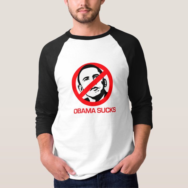 Anti-Obama - Obama suger Tröja (Framsida)