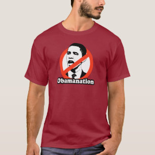 ANTI--OBAMA/OBAMANATION-T-TRÖJA TRÖJA