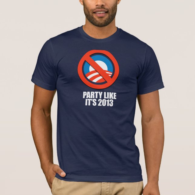 ANTI-OBAMA-, partynågot liknande är den 2013 Tröja (Framsida)