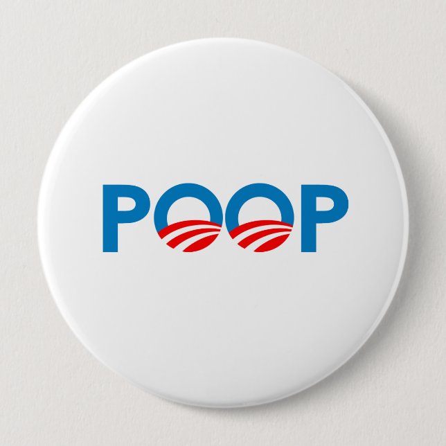 ANTI-OBAMA - POOP KNAPP (Framsida)