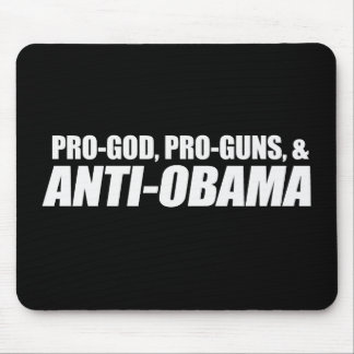 Anti-Obama - PRO-GOD PRO-GUNS ANTI-OBAMA Bumpersti Musmatta