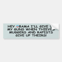 Anti Obama pro vapen ingen mer Obama
