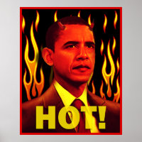 Anti-Obama Red Djävulen Giant