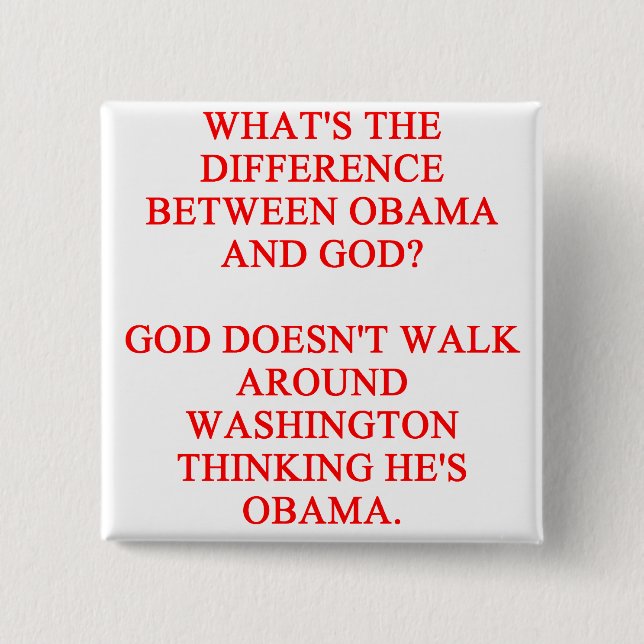 anti obama skämt knapp (Framsida)