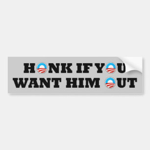 Anti Obama "snattrande om" bildekal