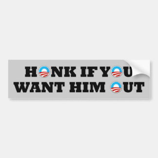 Anti Obama "snattrande om" bildekal