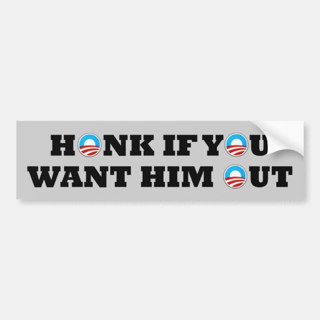 Anti Obama "snattrande om" bildekal (Framsidan)