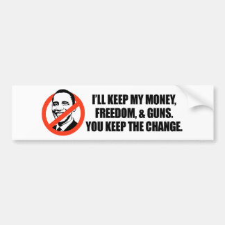 Anti-Obama T-tröja - du håller ändringen Bildekal