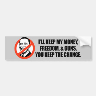 Anti-Obama T-tröja - du håller ändringen Bildekal