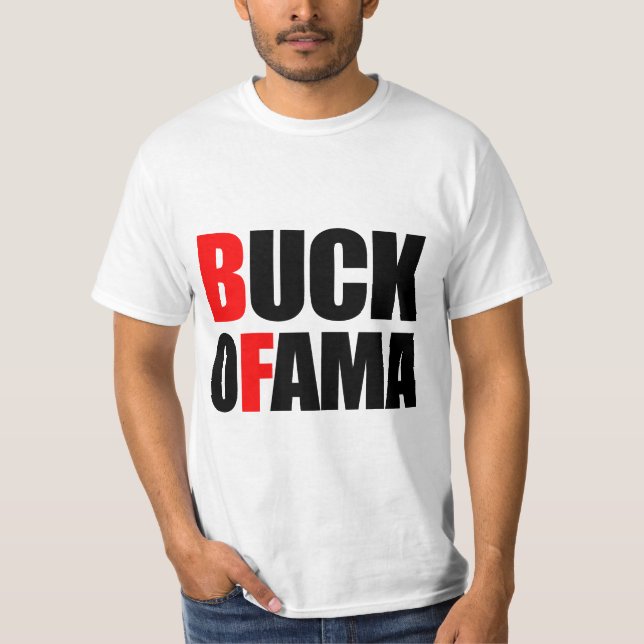 Anti-Obama - T-TRÖJA för BOCK OFAMA Tröja (Framsida)