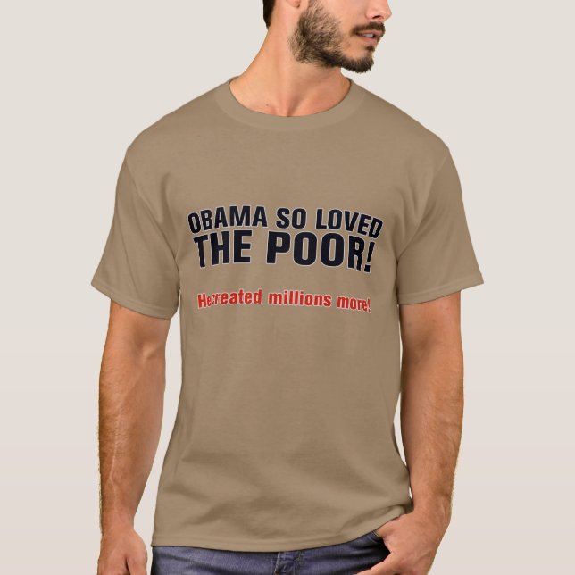 Anti Obama T-tröja Tröja (Framsida)