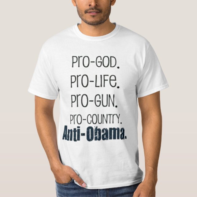 anti-obama tee shirt (Framsida)