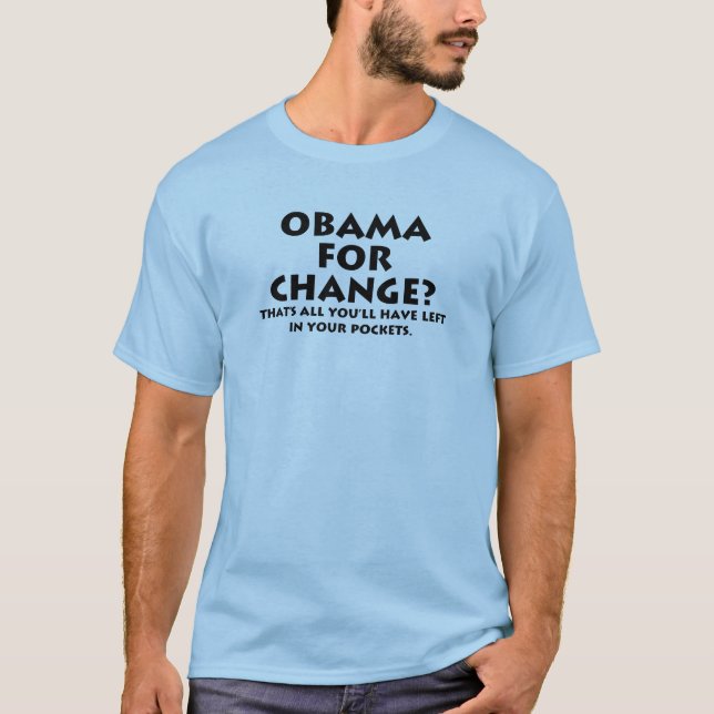 Anti-Obama utslagsplatser T-shirt (Framsida)