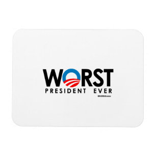 ANTI-OBAMA - VÄRST PRESIDENT NÅGONSIN MAGNET