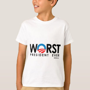 ANTI-OBAMA - VÄRST PRESIDENT NÅGONSIN TRÖJA