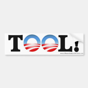 Anti-Obama "VERKTYG" bildekal