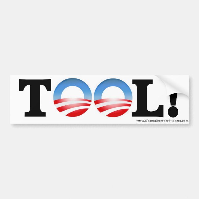 Anti-Obama "VERKTYG" bildekal (Framsidan)