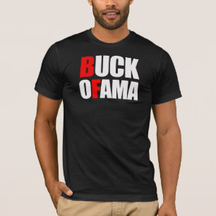 Anti-Obama - vit för BOCK OFAMA 2 T Shirt