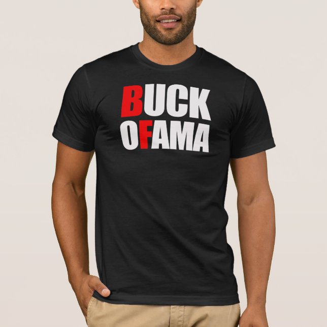 Anti-Obama - vit för BOCK OFAMA 2 T Shirt (Framsida)