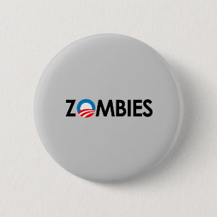 Anti-Obama - Zombiessvart Knapp