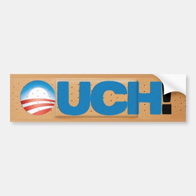 Anti ObamaCare: OUCH! Bildekal (Framsidan)