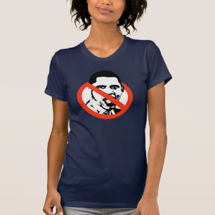 ANTI--OBAMAKVINNA T-TRÖJA TEE SHIRT
