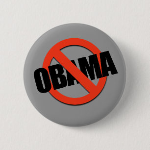 ANTI--OBAMAUTSLAGSPLATS KNAPP