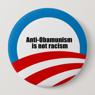 Anti-Obamunism inte är rasism Knapp