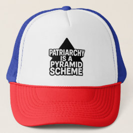 Anti-Patriarchy Pyramid Scheme in Black and White Keps