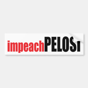 Anti-Pelosi: Impeach Pelosi Bildekal