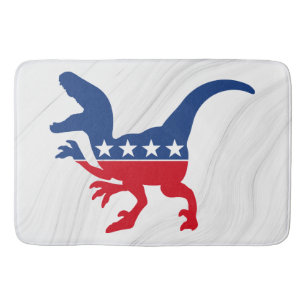 Anti-Politik Patriotic T-Rex Badrumsmatta