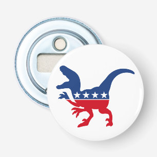 Anti-Politik Patriotic T-Rex Flasköppnare