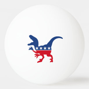 Anti-Politik Patriotic T-Rex Pingisboll